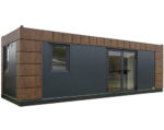 Bürocontainer / Wohncontainer Helsinki 8×3 m – isoliert, modern & komplett ausgestattet